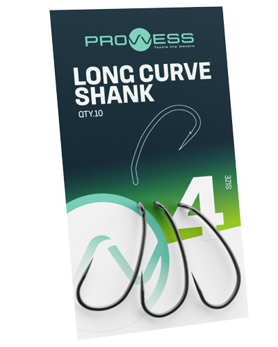 Hameçon Prowess Long Curve Shank (par 10) - description 01
