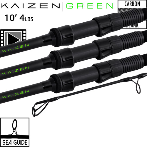 Korda Kaizen Green 10' 4lbs Rod (x3)