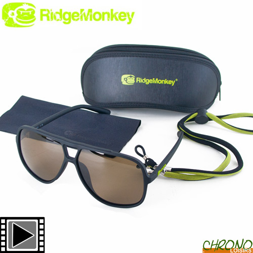 Lunettes Polarisées Flottantes Trakker Techpro - Pêche Carpe - Monture Marron - Neuf