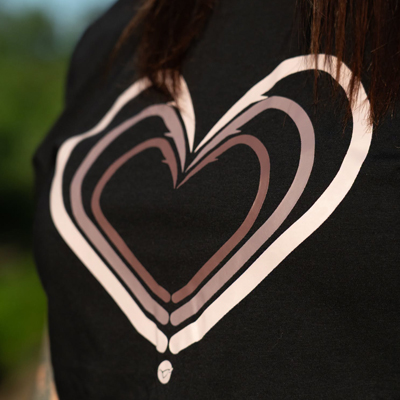 T-Shirt Korda Women Love Black - description 05