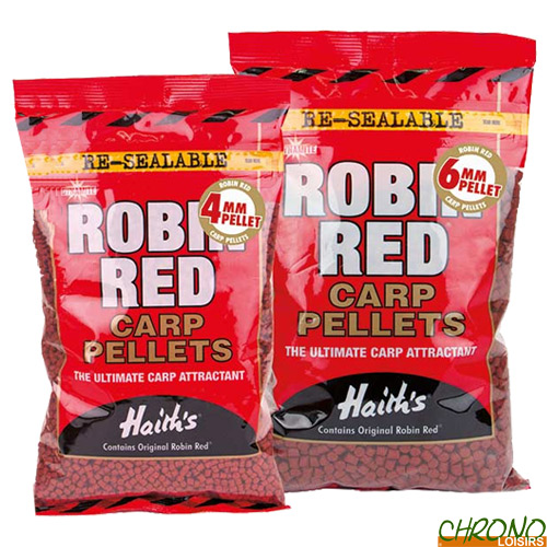 Dynamite Baits – Pellets Pour Carpe Robin Red – Diamètre 4 Mm – 900 G – Appât Pêche Sportive