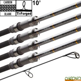 Lot de 4 cannes carpe Prowess Forest 10' _ 3lbs - Integral Pêche