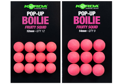 Bouillette Korda Plastic Pop Up Fruity Squid Pink 12mm (par 12) - description 04