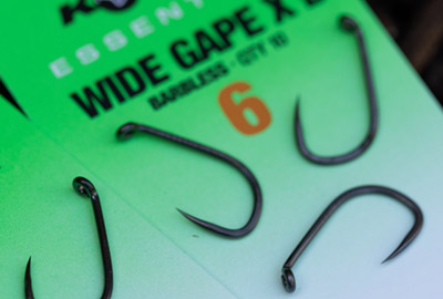 Hameçon Korda Essentials Wide Gape X Sans Ardillon (par 10) - description 01