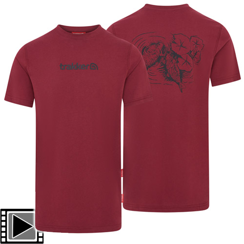 T-shirt ESP Fishing – Homme – Grand (L) – Marron – 100% Coton – Occasion
