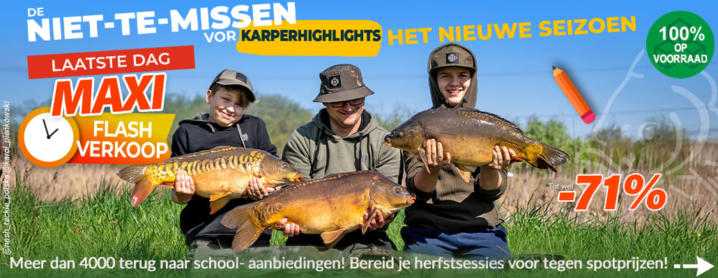 Het is weer tijd voor de karpers om naar school te gaan