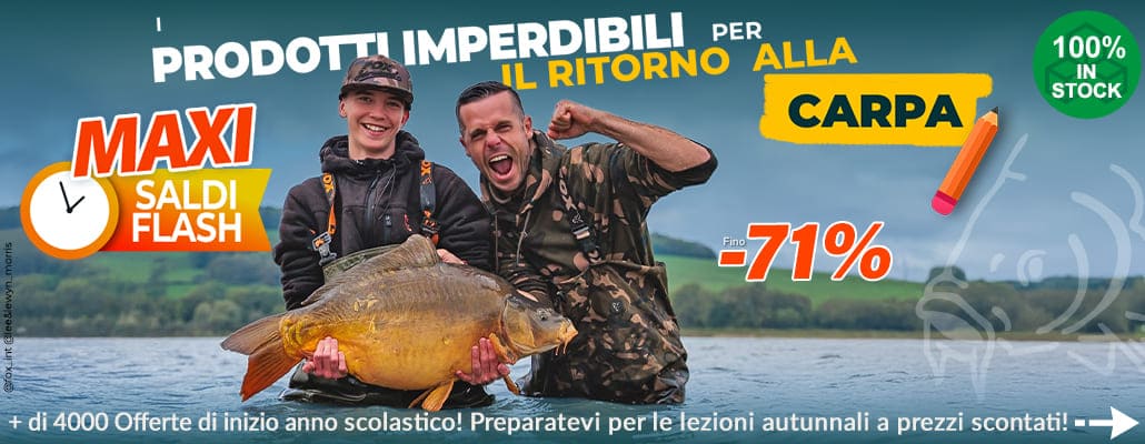 È tornato a scuola per le carpe
