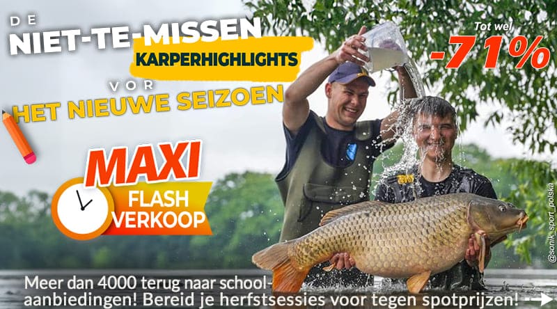 Het is weer tijd voor de karpers om naar school te gaan