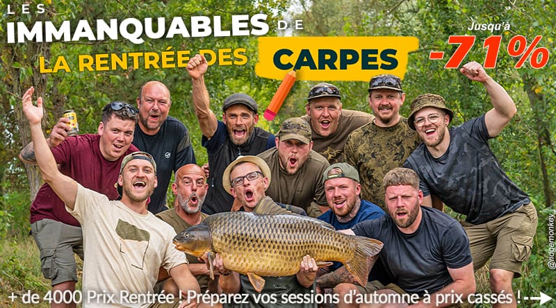 C'est la rentrée des carpes