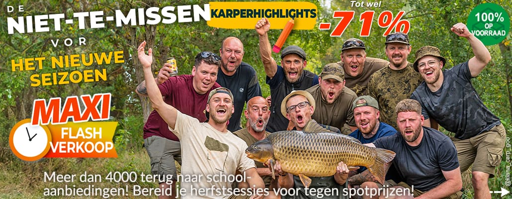 Het is weer tijd voor de karpers om naar school te gaan